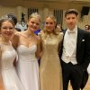 sarah und patrick mit mirjam weichselbraun am ball